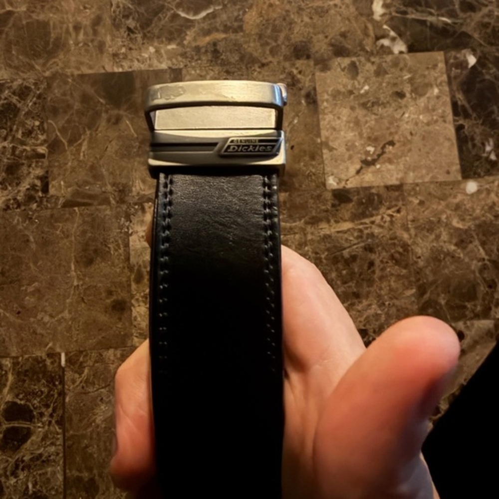 Dickie Brown or Black Reversible Leather Belt up to size 40 inch waist or more